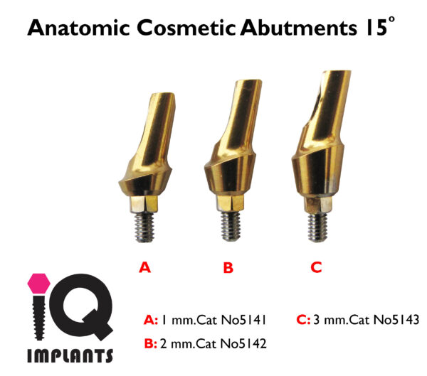 Anatomic Cosmetic 15 1 3mm 1