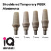 Shouldered Temporary PEEK abutment SET