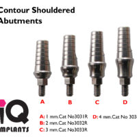 Straight Abutment with shoulder Radius 1 4 copy