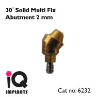 30 Solid Multi Fix Abutment 2 mm LOGO