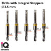 Drill with integral stopper 2.5 LOGO