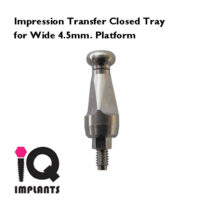 Impression transfer closed tray 3402 for Wide 11