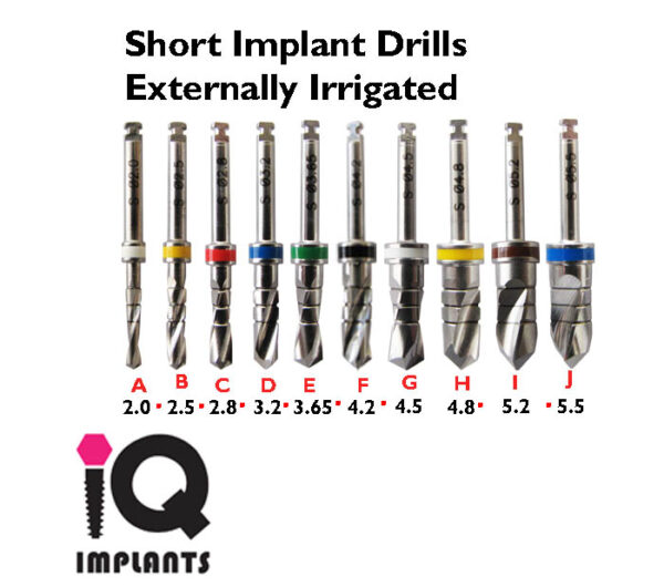 Short Implant drill external irrigation 1 10 LOGO1 5